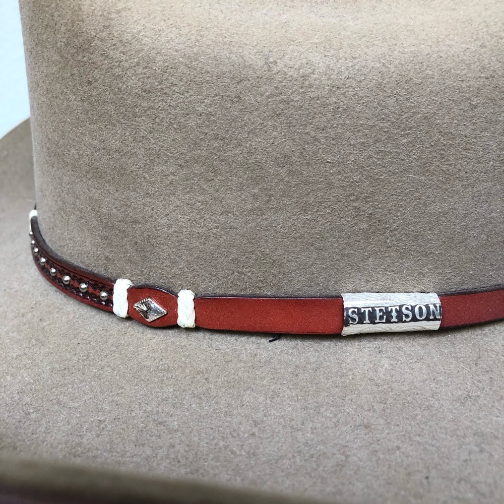 Unworn Stetson Monterey Hat in Fawn, Size 7